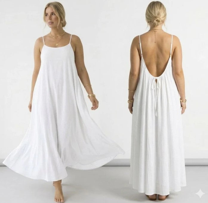 Backless Maxi Cami Dress