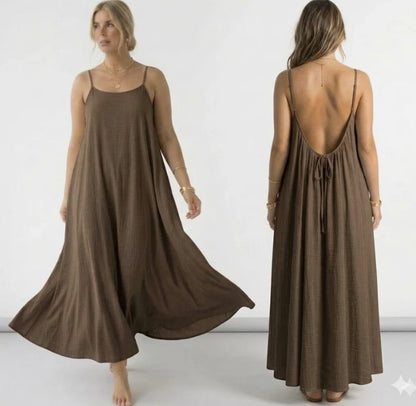 Backless Maxi Cami Dress