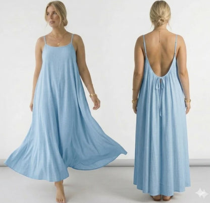 Backless Maxi Cami Dress