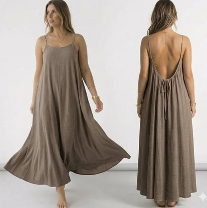Backless Maxi Cami Dress