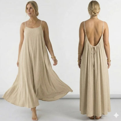 Backless Maxi Cami Dress